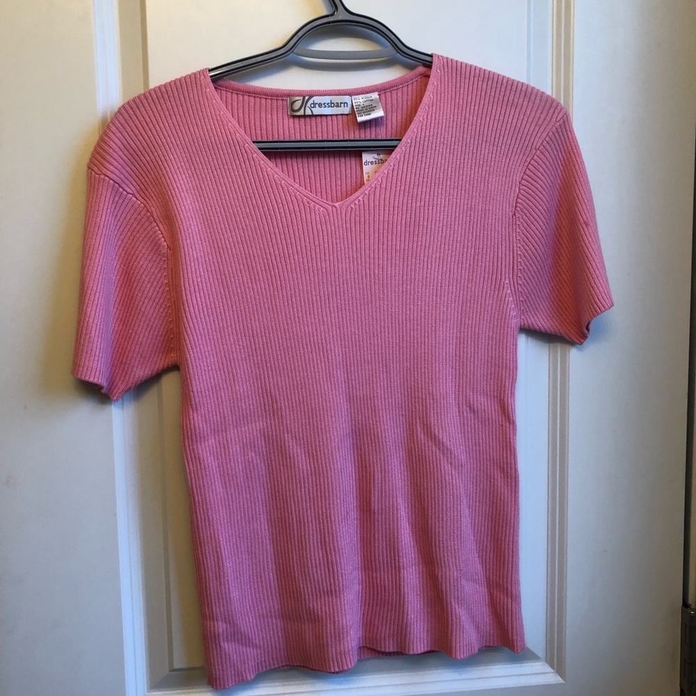 Vintage pink short sleeves top